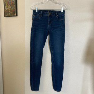 Kut From the Kloth Mia Mid Rise Slim Fit Skinny Jeans Stretchy Size 2